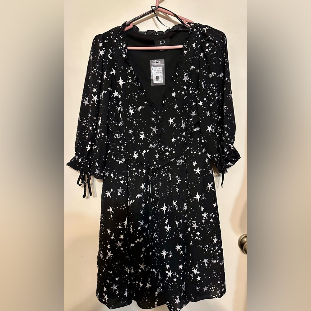 City Chic Aaliyah Shooting Star Mini Dress Size 18 NWT